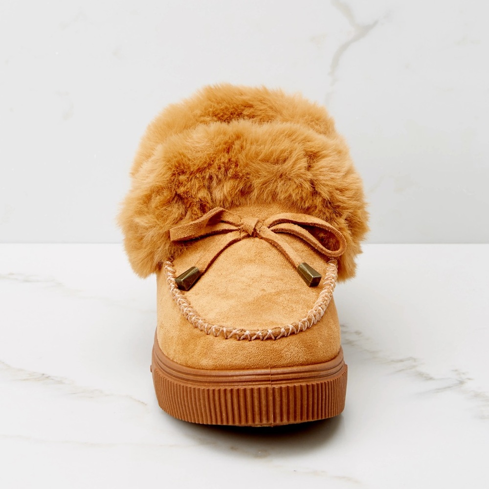 Cozette Cozy Camel Moccasins - Picture 5 of 7
